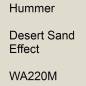 Preview: Hummer, Desert Sand Effect, WA220M.